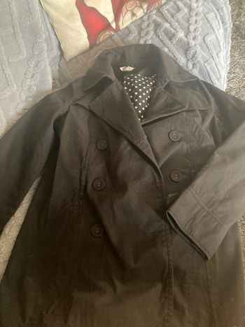 Trench-coat noir taille 12