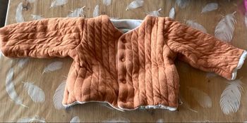 Veste réversible 1 mois