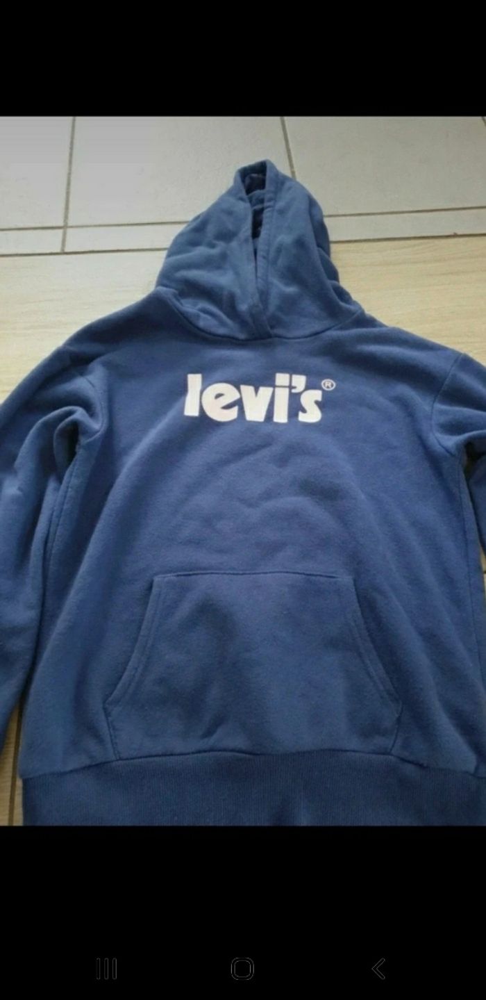 Sweat capuche fille levis 10 ans - photo numéro 2
