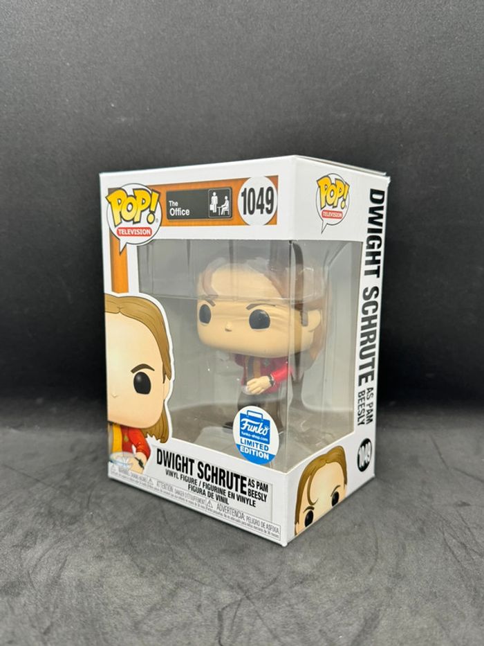 Funko pop the office Dwight Schrute as Pam beesly 1049 Funko limited edition