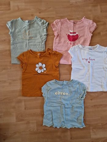 Lot t-shirt 6mois