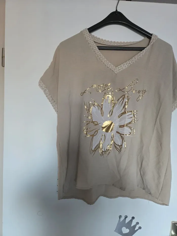 Tee shirt femme viscose neuf - photo numéro 2