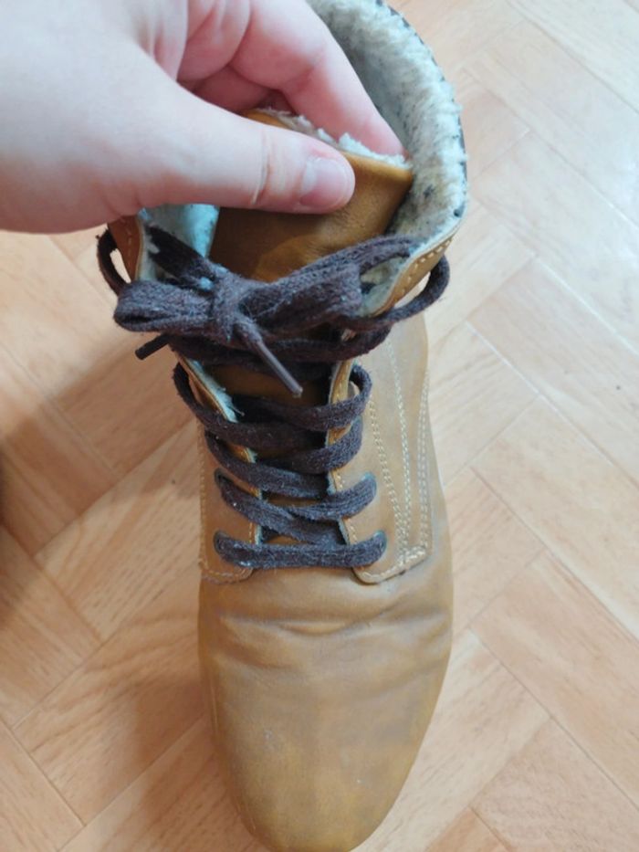 Chaussures montantes homme camel 44 - photo numéro 9