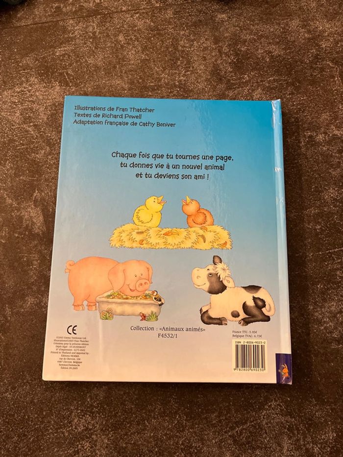 Un livre pop up à la ferme animaux animés - photo numéro 2