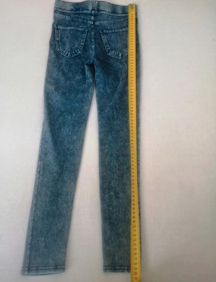 Jegging fin neuf bleu délavé H&M 10 ans - photo numéro 12