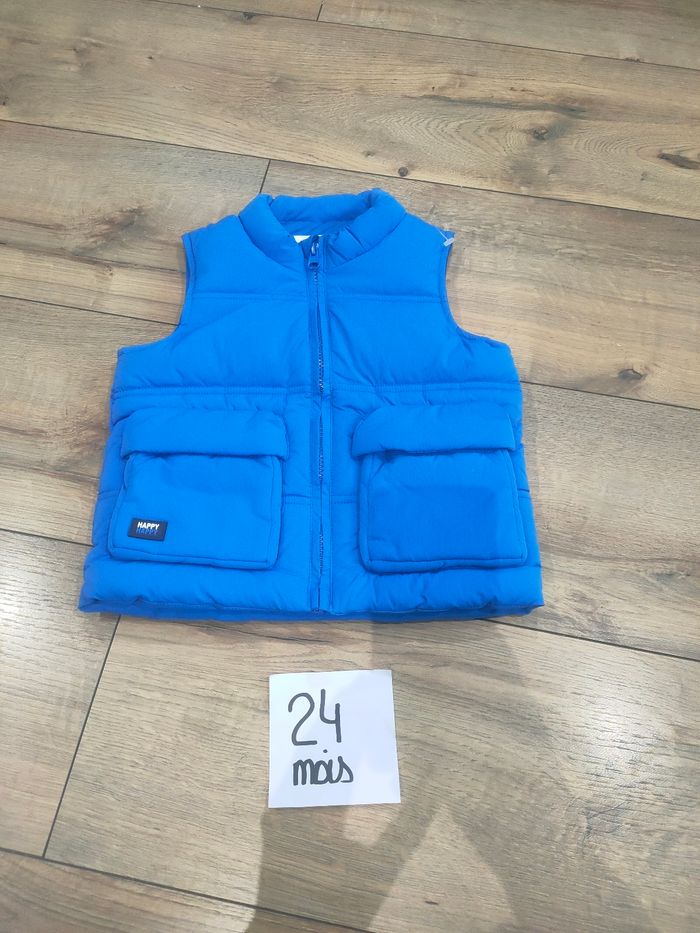 Doudoune sans manche matelassé 24 mois garçon gemo