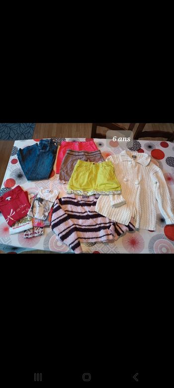 Lot vêtements 👧 taille 6 ans