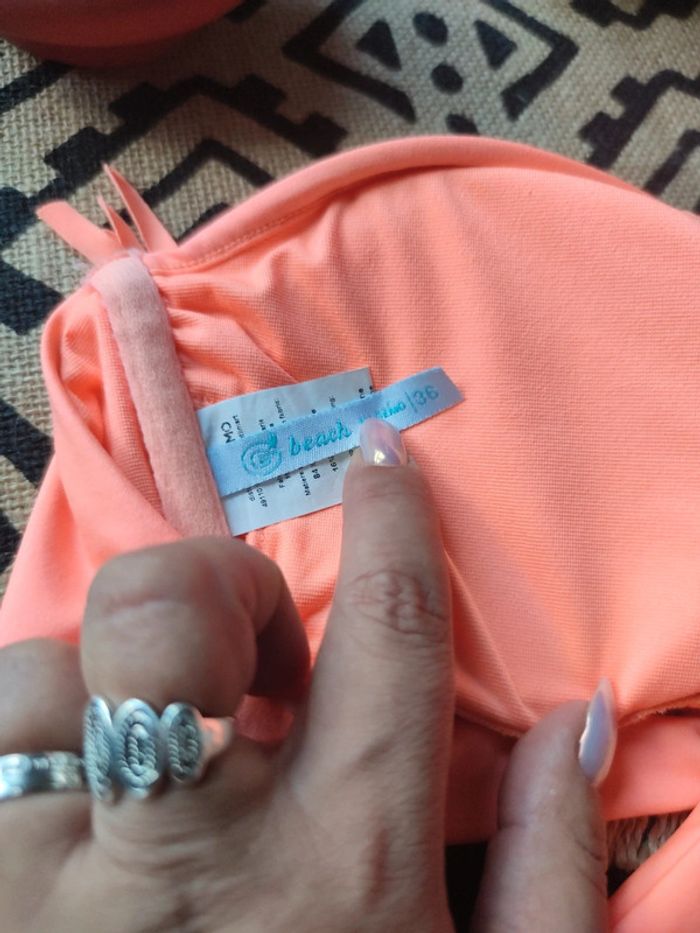 Ensemble maillot de bain corail - photo numéro 4