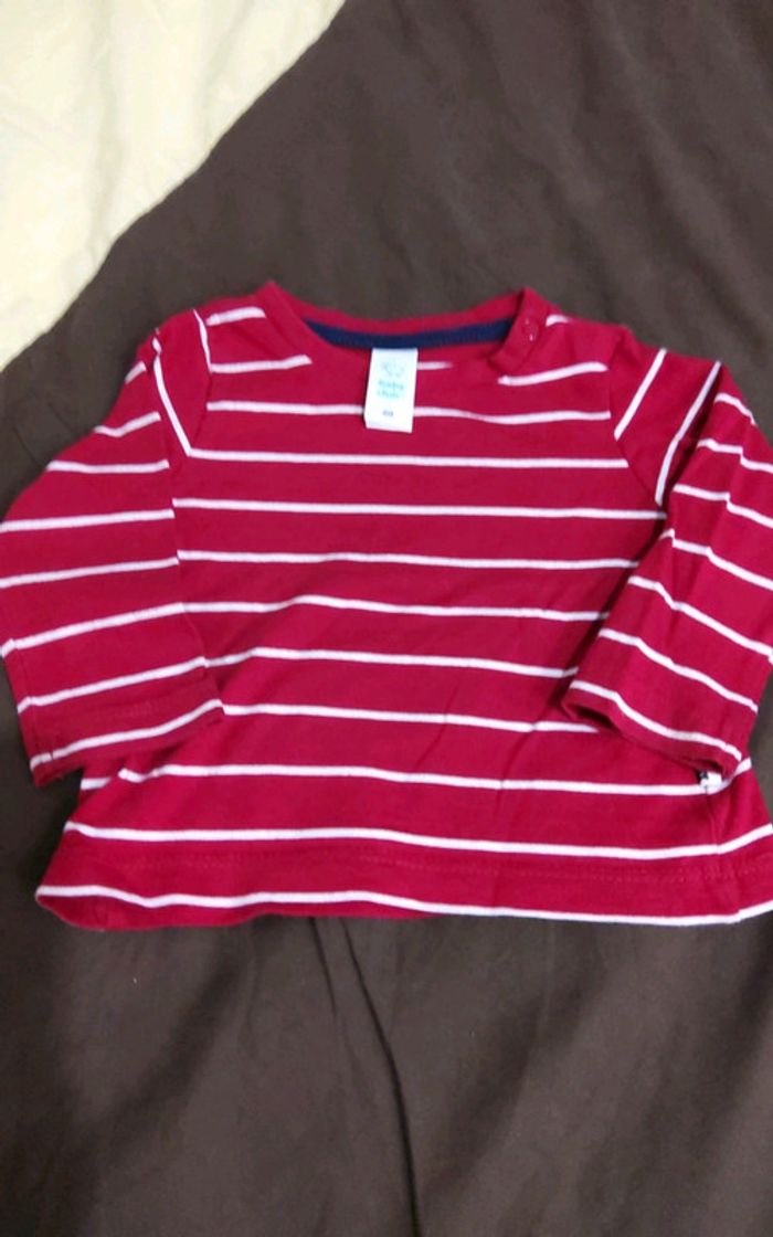 Maillot type marinière 6 mois