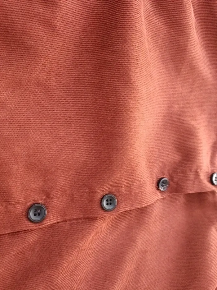 Jupe shein XS marron velours côtelé - photo numéro 2