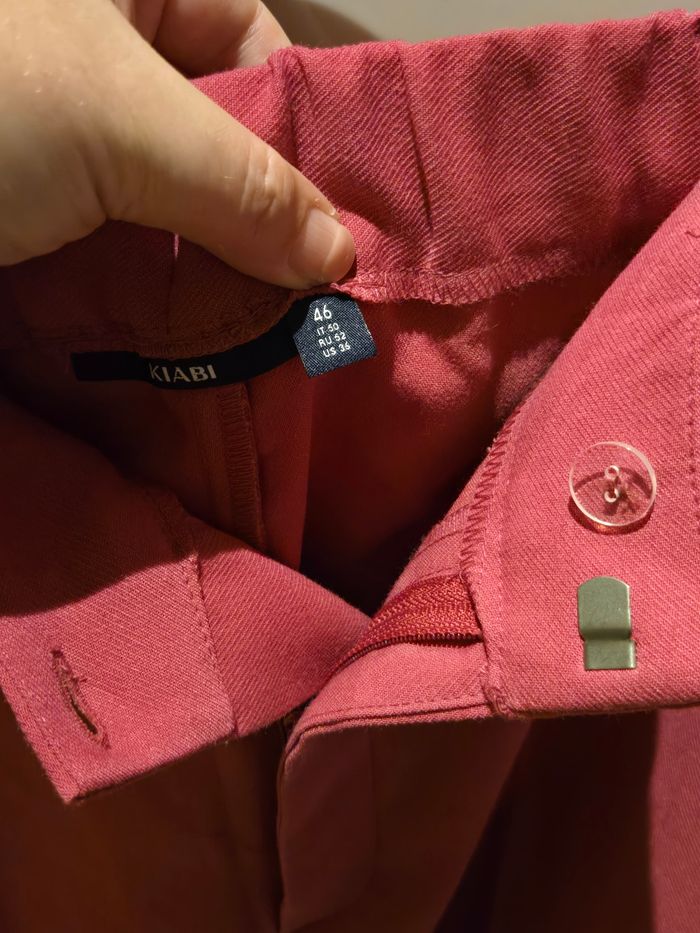 Pantalon à pinces rose T.44/46 Kiabi neuf - photo numéro 2