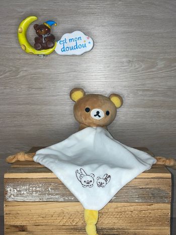 DIV465 doudou ours 🐻 pioupiou & merveilles