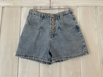 Short jean taille haute - Kiabi - 14ans