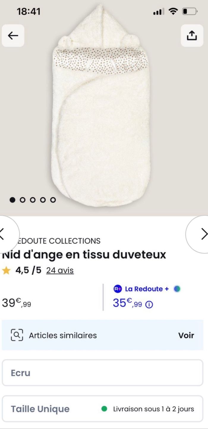 Nid d’ange neuf