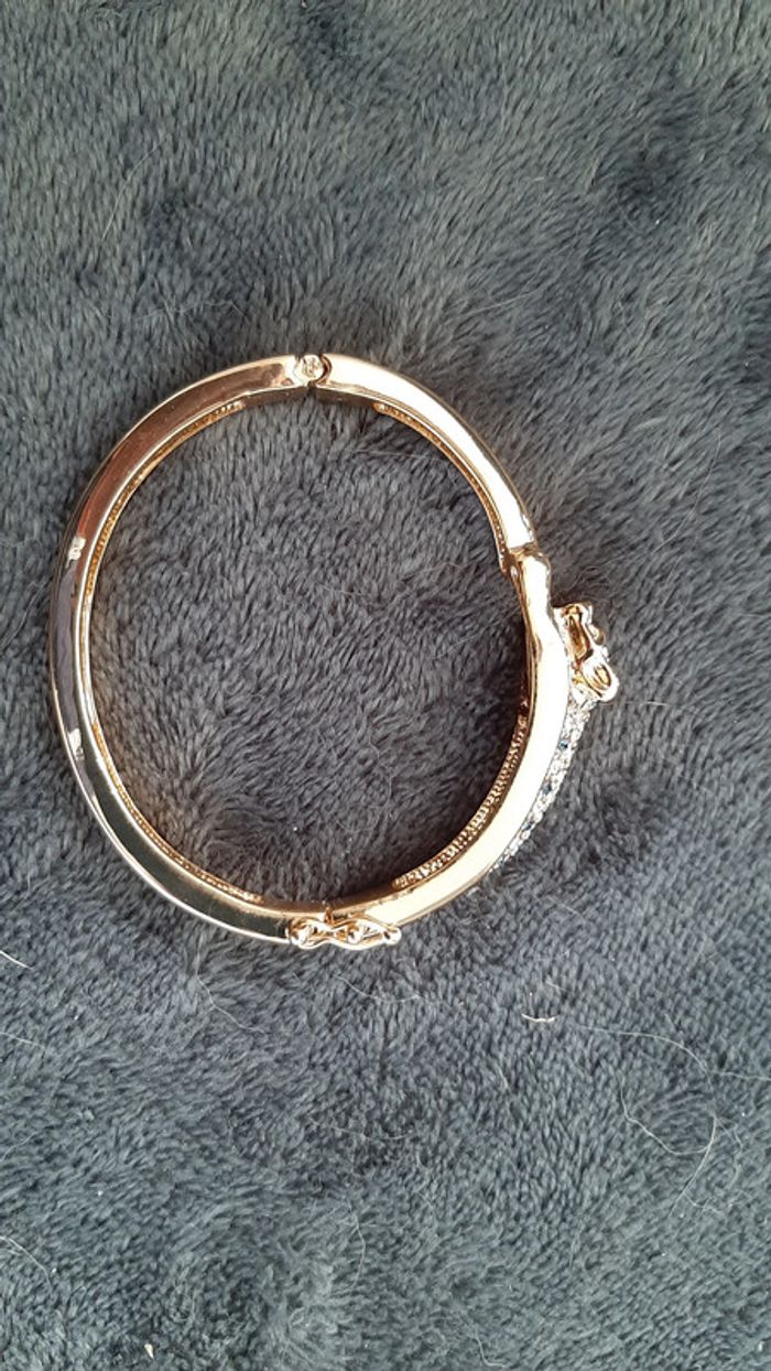 ensemble bracelet oval + bague panthère - photo numéro 5