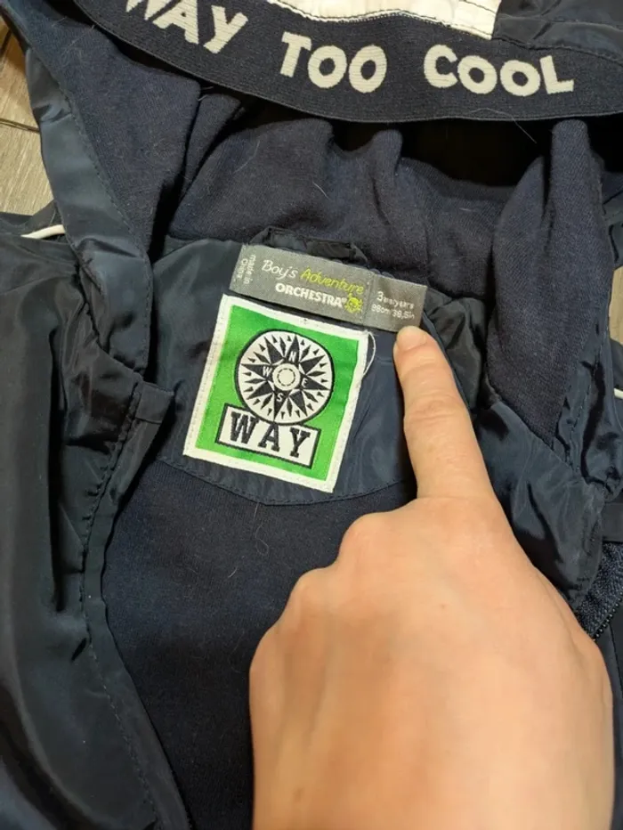 Veste légère imperméable orchestra 3 ans - photo numéro 2