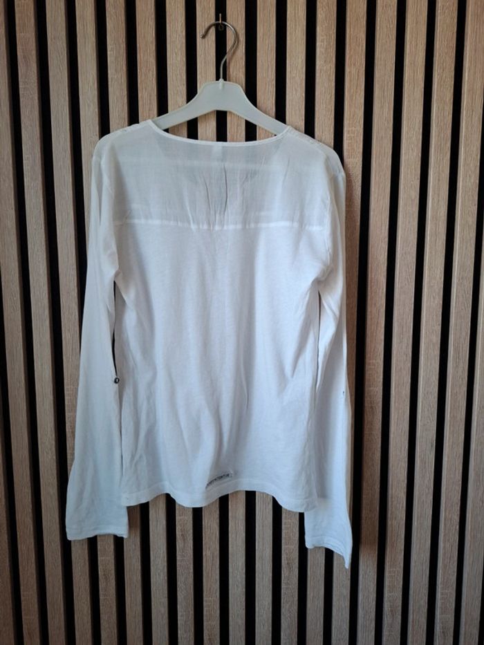 Haut blouse blanche Captain Tortue T 12 ans - photo numéro 8