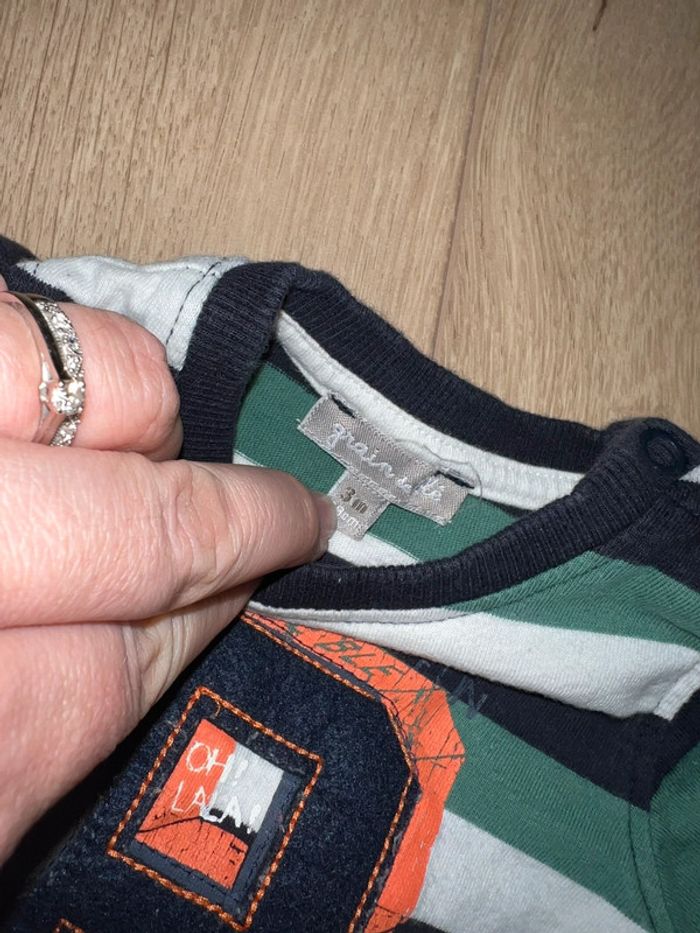 Tee shirt haut grain de blé 3 mois - photo numéro 2