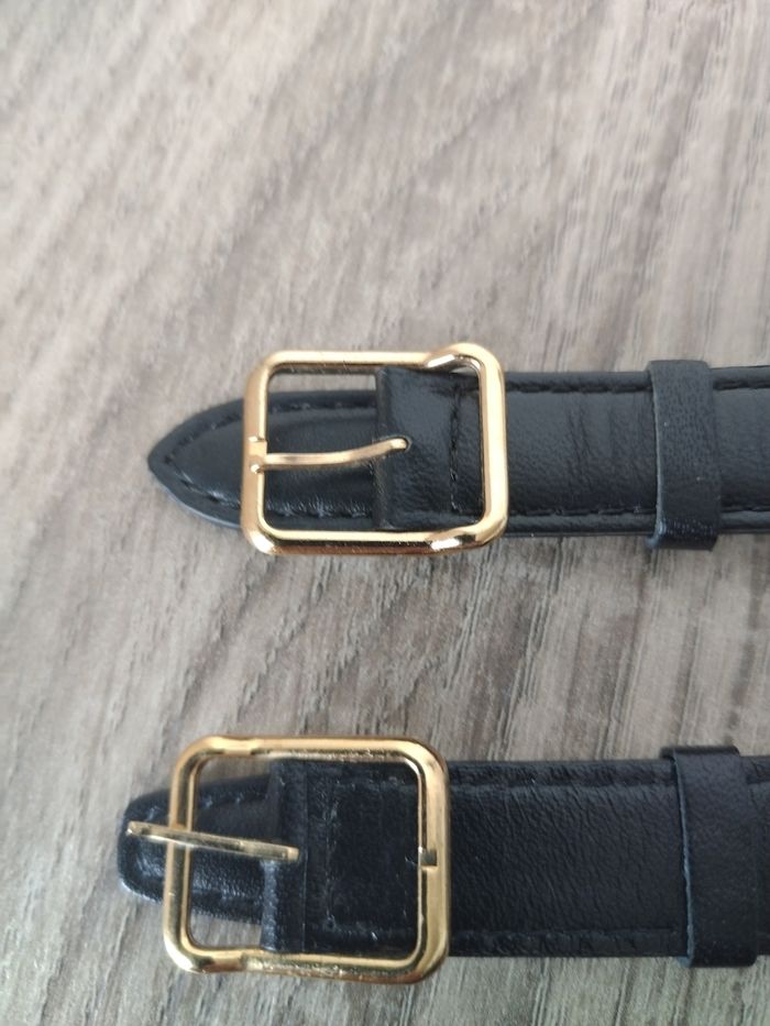 Lot de bracelets montres en cuir veau véritable "France Bracelets" Neuf - photo numéro 3