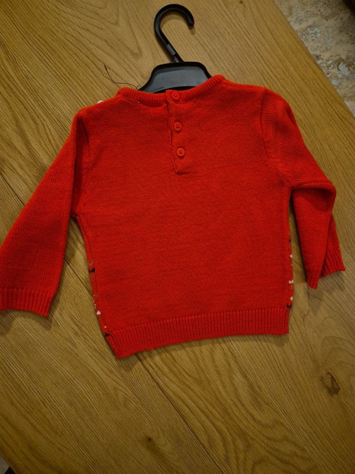 Pull minnie disney noel 9 mois 71 cm neuf - photo numéro 4