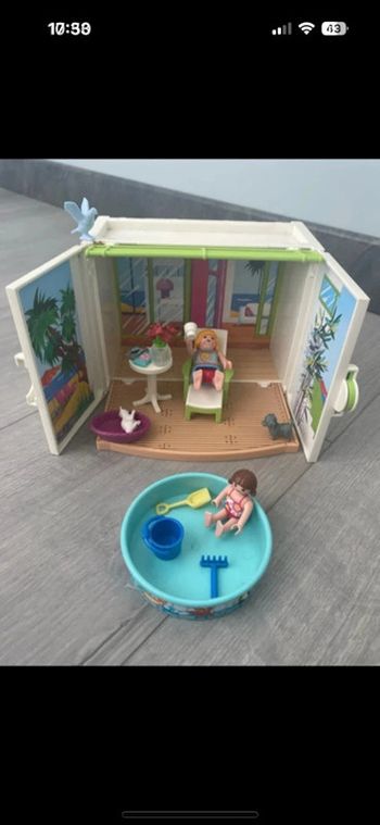 Terrasse de vacances Playmobil