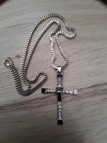 Collier Pendentif Croix, pour Homme, Fast and Furious