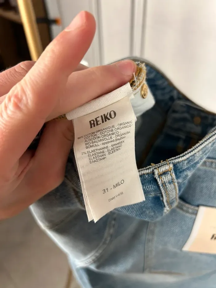 Jean taille haute Reiko W31 neuf - photo numéro 7
