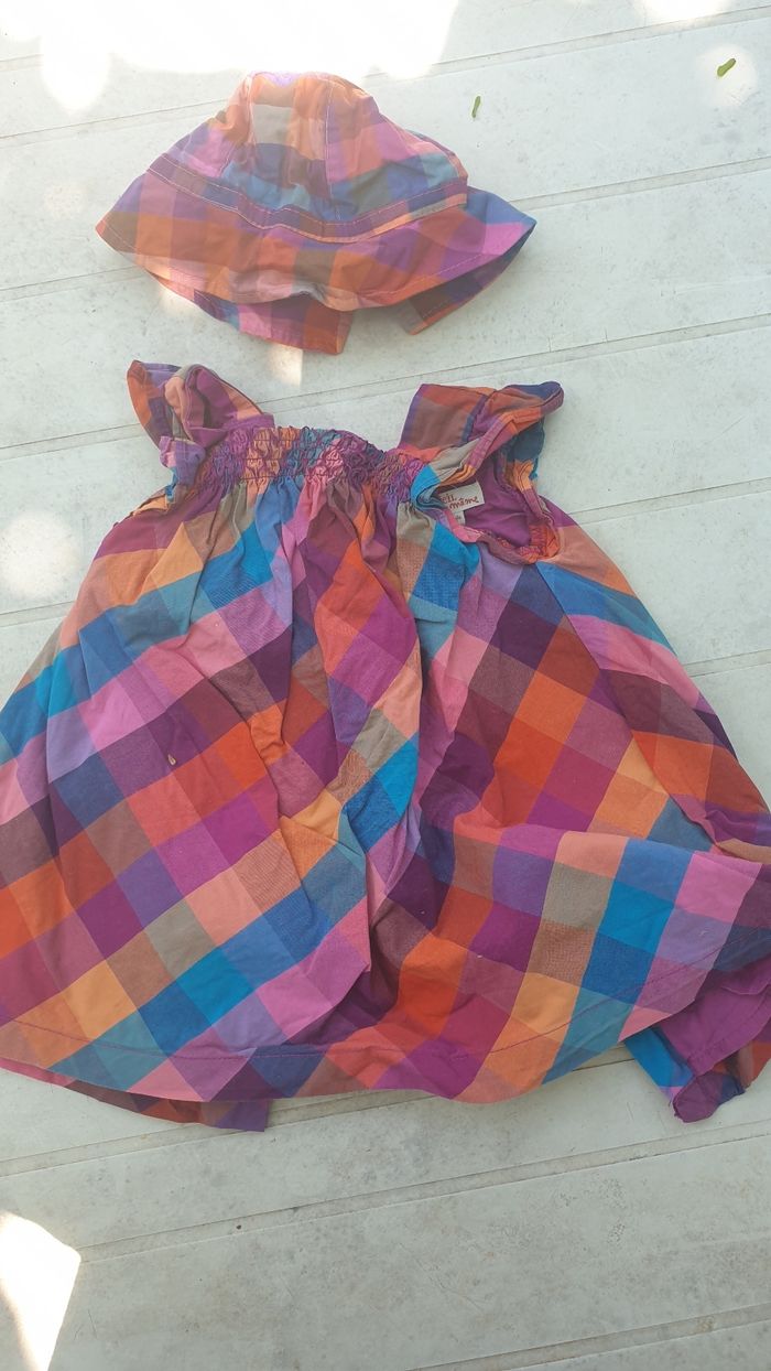 Blouse+ chapeau bébé