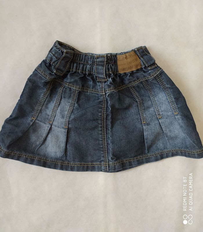 Jupe en Jean evasée Obaïbi 18 mois - photo numéro 2