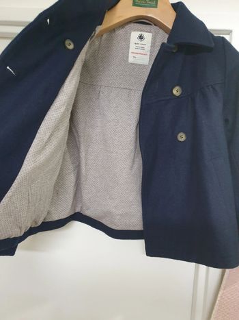 Manteau Caban laine Petit Bateau 10 ans