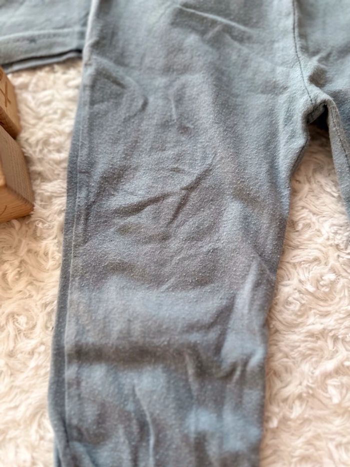 Pyjama fin deux pièces manches longues 12 mois - photo numéro 3