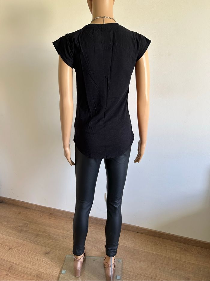 Teeshirt noir avec sequins Pepe Jeans taille XS bon état - photo numéro 6