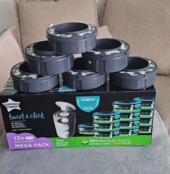 Lot de 6 recharges originales Twist & click Tommee Tippee neufs