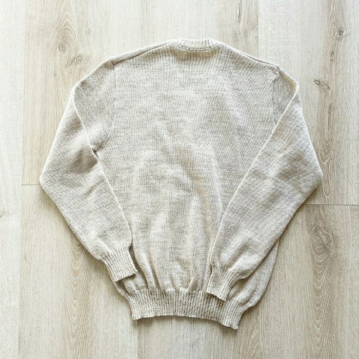 Vintage Classic Pull Beige Laine Femme Exclusive Warmwear Winter Collection Y2K (Taille M) - photo numéro 8