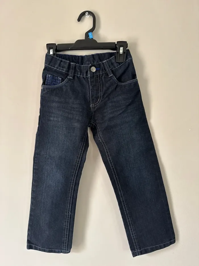 👖jean brut - garçon - 110 cm - très bon état -lupilu - skateboard
