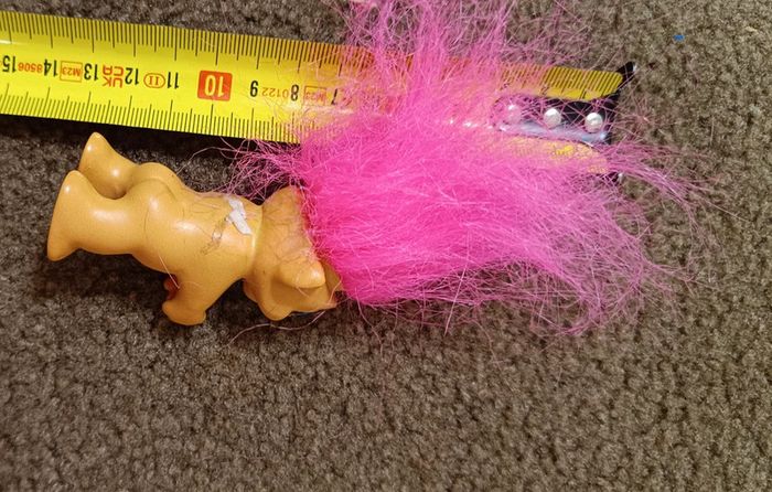 Troll cheveux rose - photo numéro 3