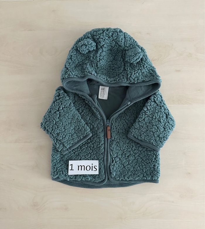 Veste polaire h&m taille 1 mois en 56 cm