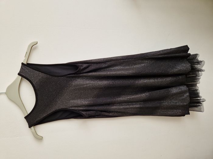 Robe noire pailletée bas en tulle 12 ans neuve LPC GIRLS - photo numéro 2