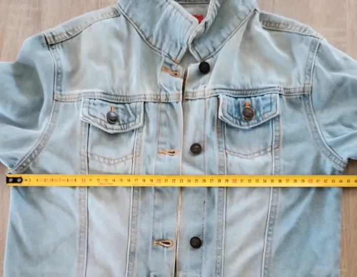 Veste en jean bleue claire Tissaia Taille 14ans - photo numéro 10