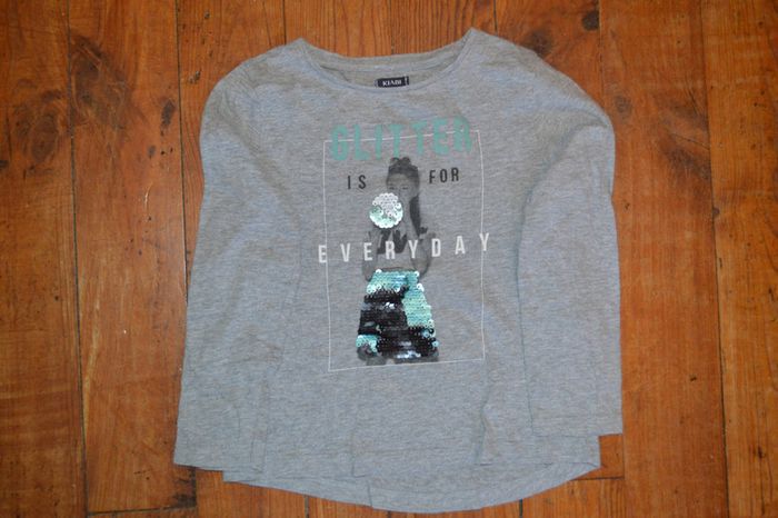 Tee shirt manches longues Kiabi 4 ans strass