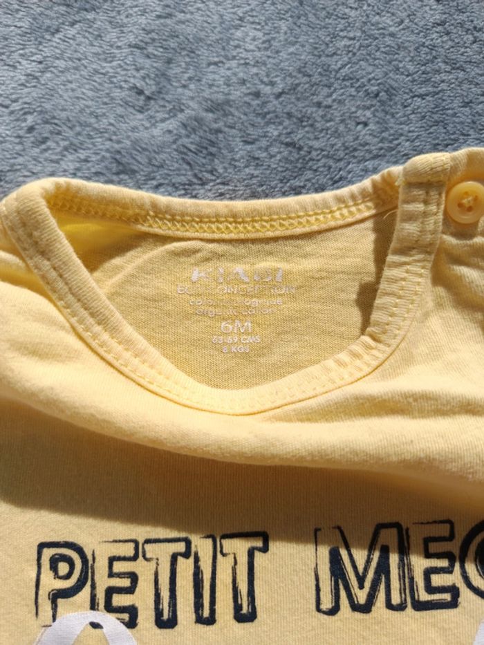 Tee-shirt manches courtes 6 mois - photo numéro 3