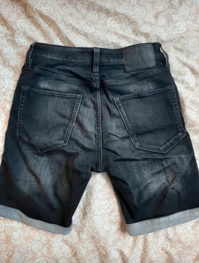 Short en jeans noir regular fit Jack & Jones XS - photo numéro 3