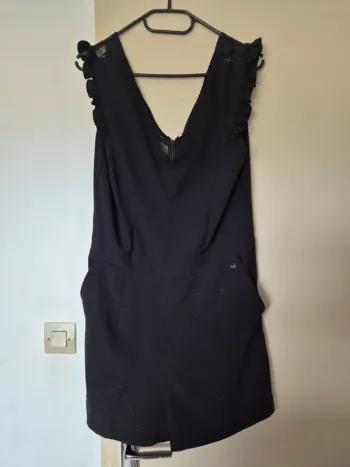 Combinaison short noir
