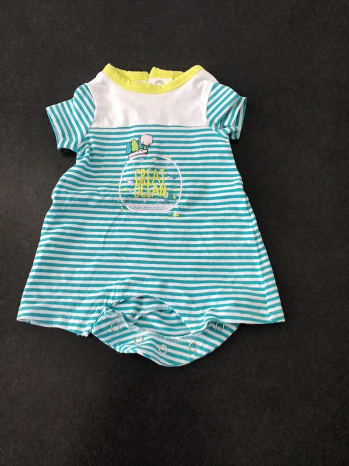 Lot barboteuse été taille naissance - photo numéro 2