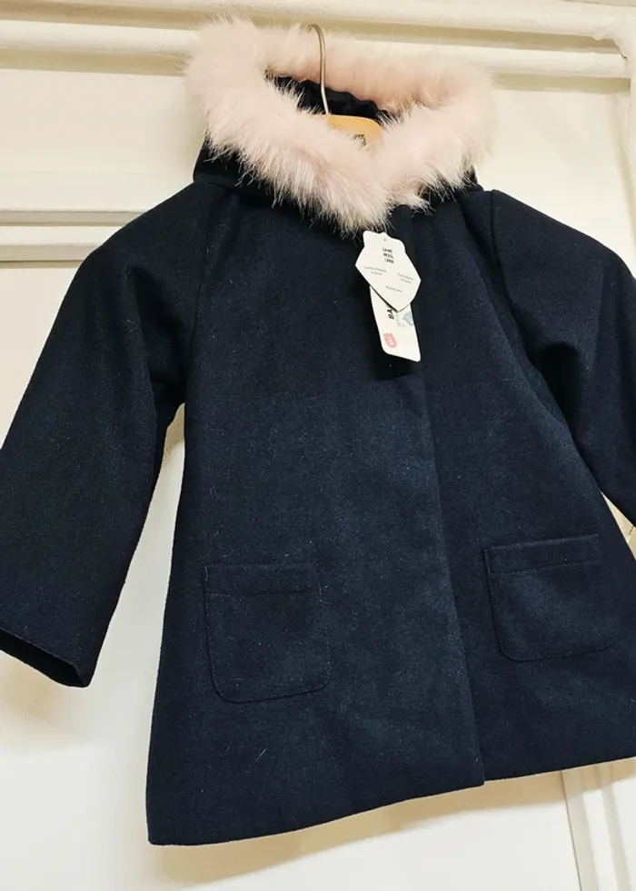 Manteau Caban laine Z Baby Grain de Blé Taille 36 mois/3 ans - photo numéro 4