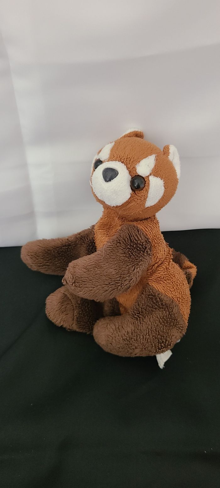 doudou panda roux microbilles - photo numéro 4
