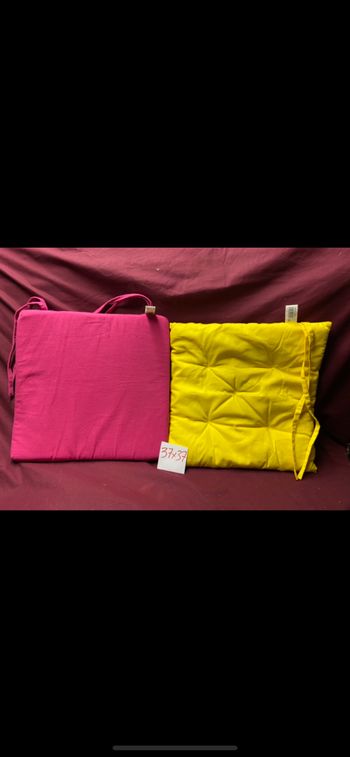 2 coussins de chaise