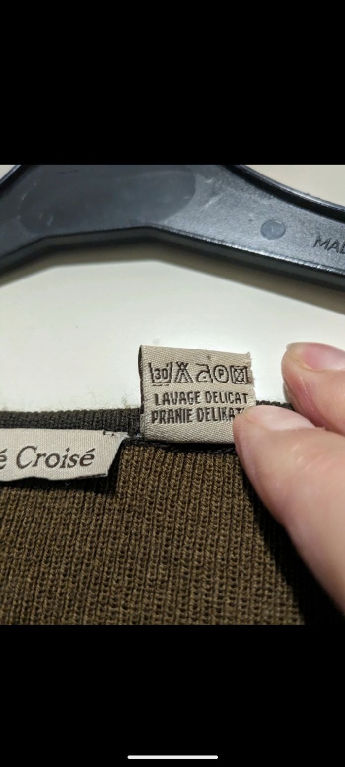 Magnifique gilet vintage, original Chassé croisé. Taille 40 - photo numéro 10