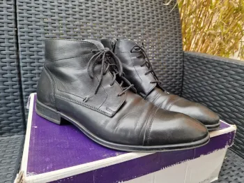 Boots cuir homme