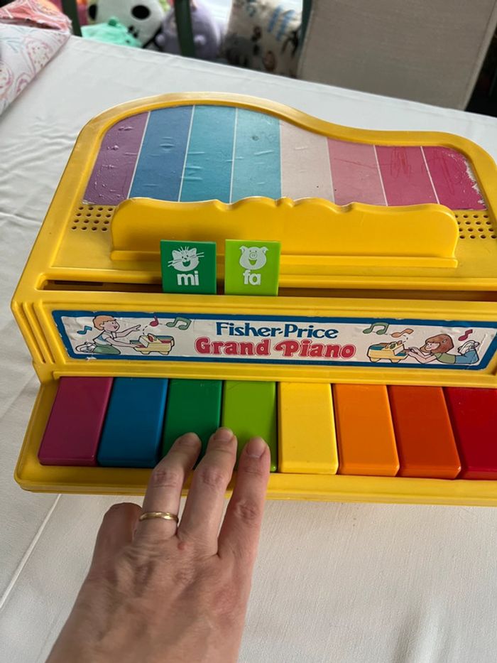 Grand piano vintage Fisher Price - photo numéro 6